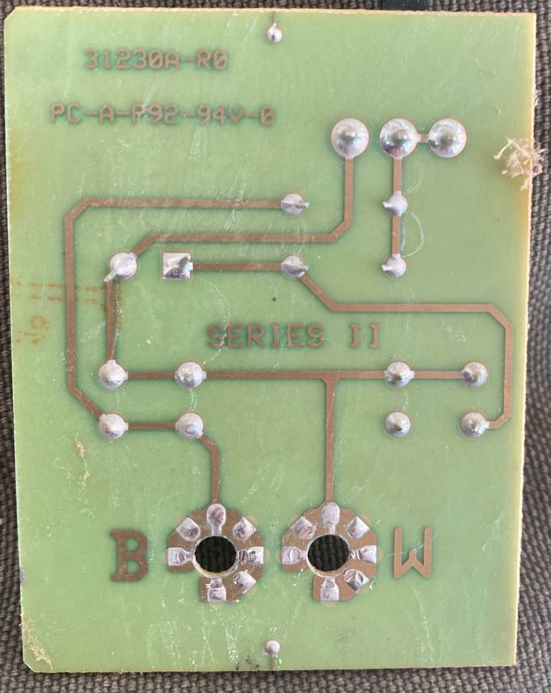 Genie Series II wall control panel circuitboard